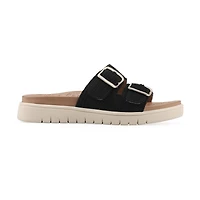 White Mountain Womens Nanny Slide Sandals