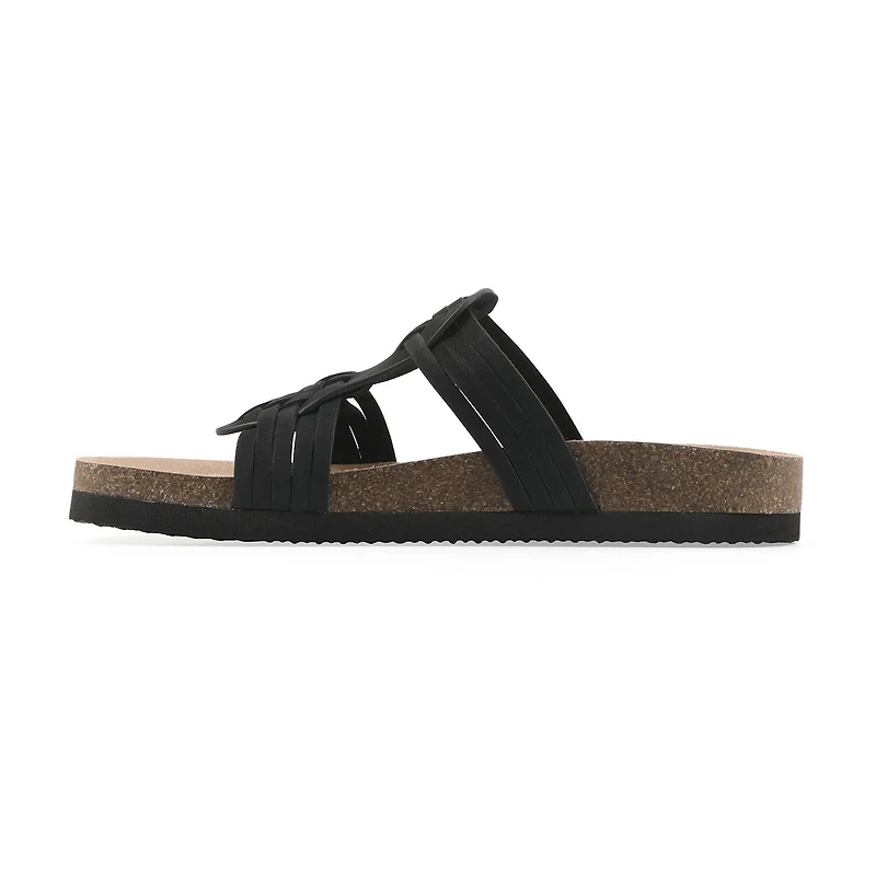 White Mountain Halicore Womens T-Strap Footbed Sandals