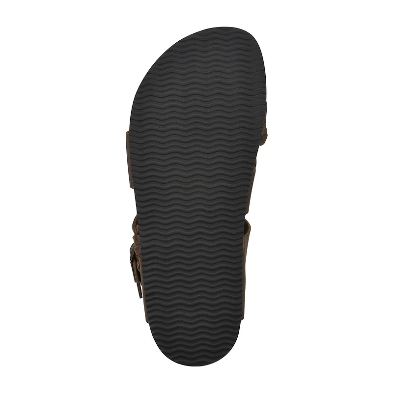 White Mountain Hazy Womens Criss Cross Strap Footbed Sandals