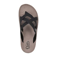 Cliffs by White Mountain Womens Banksy Slide Sandals