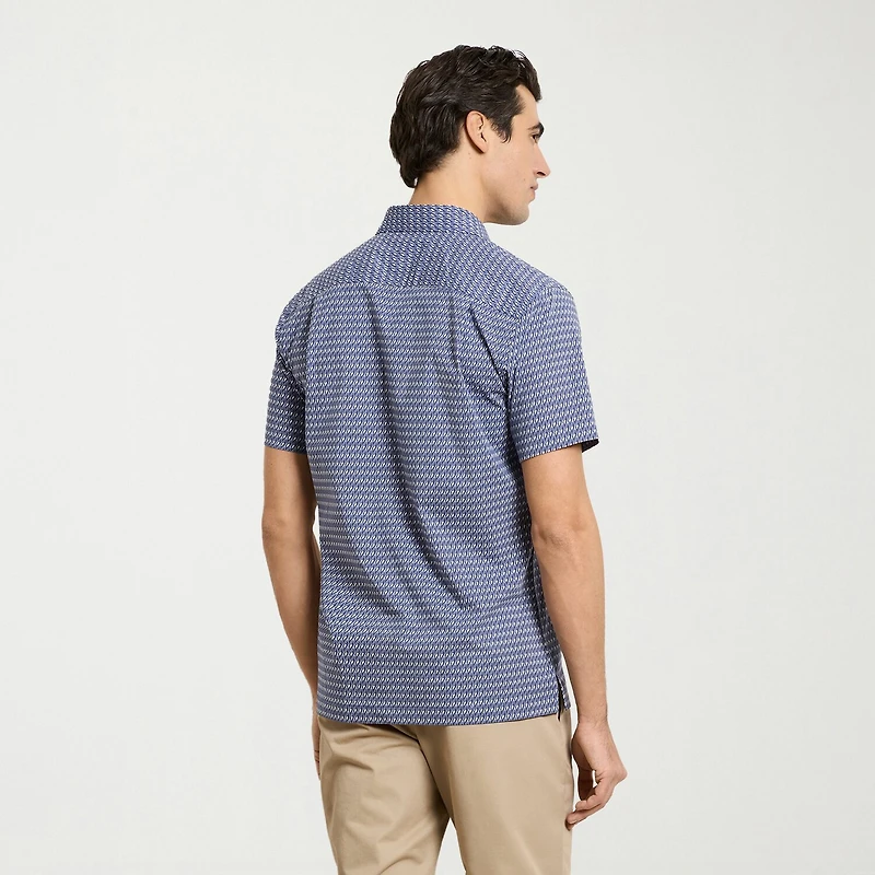 Van Heusen Originals Mens Short Sleeve Regular Fit Button-Down Shirt