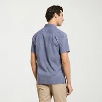Van Heusen Originals Mens Short Sleeve Regular Fit Button-Down Shirt