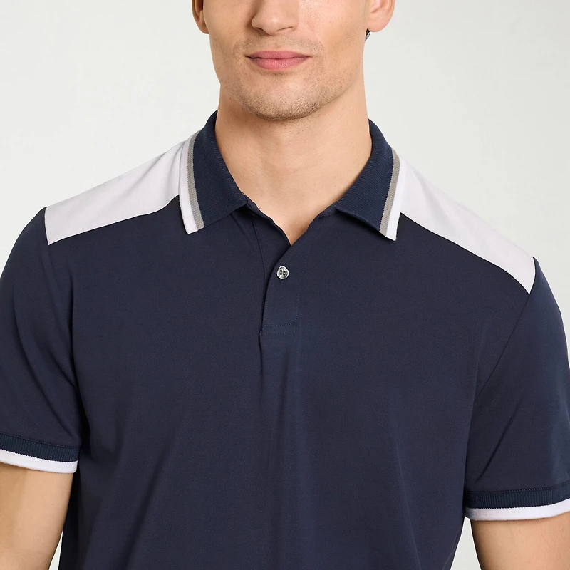 Van Heusen Performance Mens Regular Fit Short Sleeve Polo Shirt
