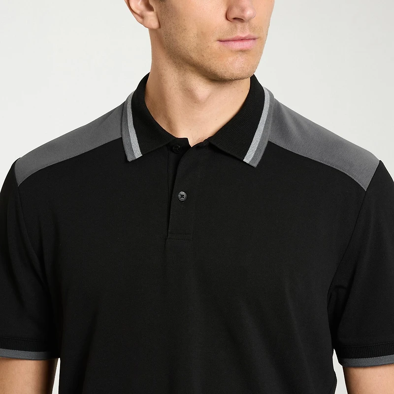 Van Heusen Performance Mens Regular Fit Short Sleeve Polo Shirt