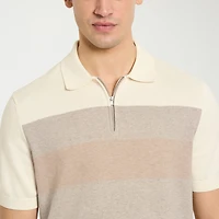 Van Heusen Temp Control Mens Short Sleeve Polo Sweater