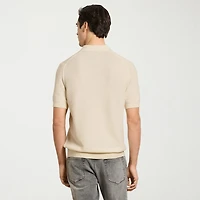Van Heusen Temp Control Mens Short Sleeve Polo Sweater