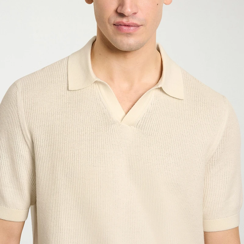 Van Heusen Temp Control Mens Short Sleeve Polo Sweater