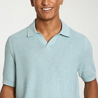 Van Heusen Temp Control Mens Short Sleeve Polo Sweater