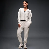 Nike Club Womens Cuffed Mid Rise Fleece Jogger