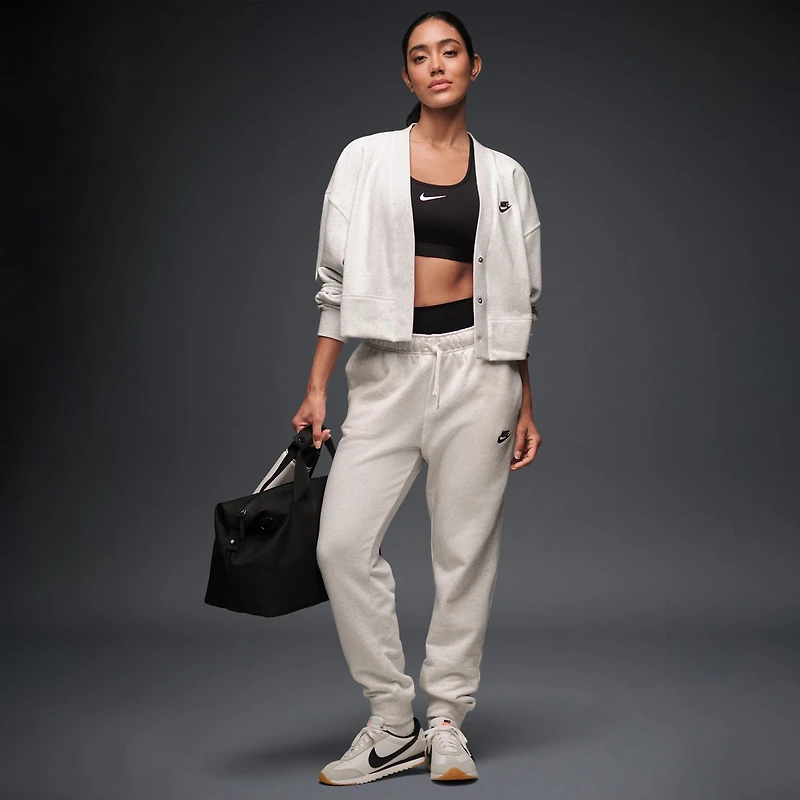 Nike Womens Y Neck Long Sleeve Cardigan