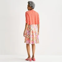 Perceptions Womens Floral Lace Jacket Dress