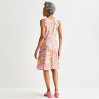 Perceptions Womens Floral Lace Jacket Dress