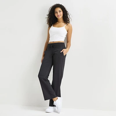 Arizona Womens Juniors Straight Mid Rise Lounge Pant