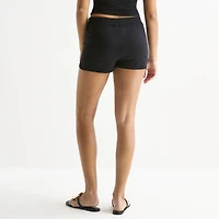 Forever 21 Womens Mid Rise Juniors Pull-On Short
