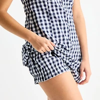 Forever 21 Womens Juniors V Neck Short Sleeve Babydoll Dress