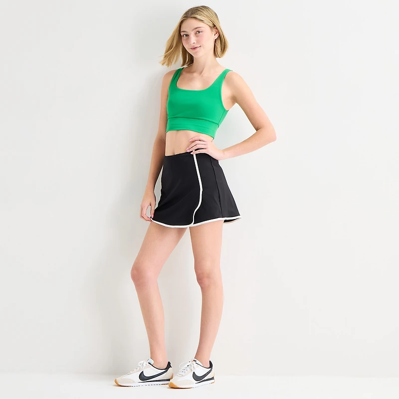 Xersion Womens Mid Rise Stretch Fabric Quick Dry Skort