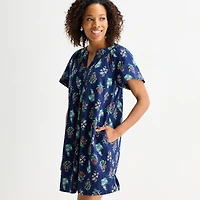 St. John's Bay Womens Short Sleeve Sheath Dress