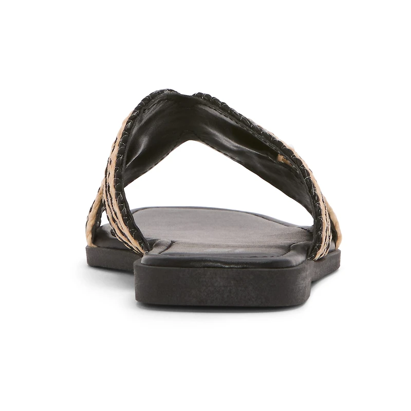 A.N.A Womens Straw Slide Sandals