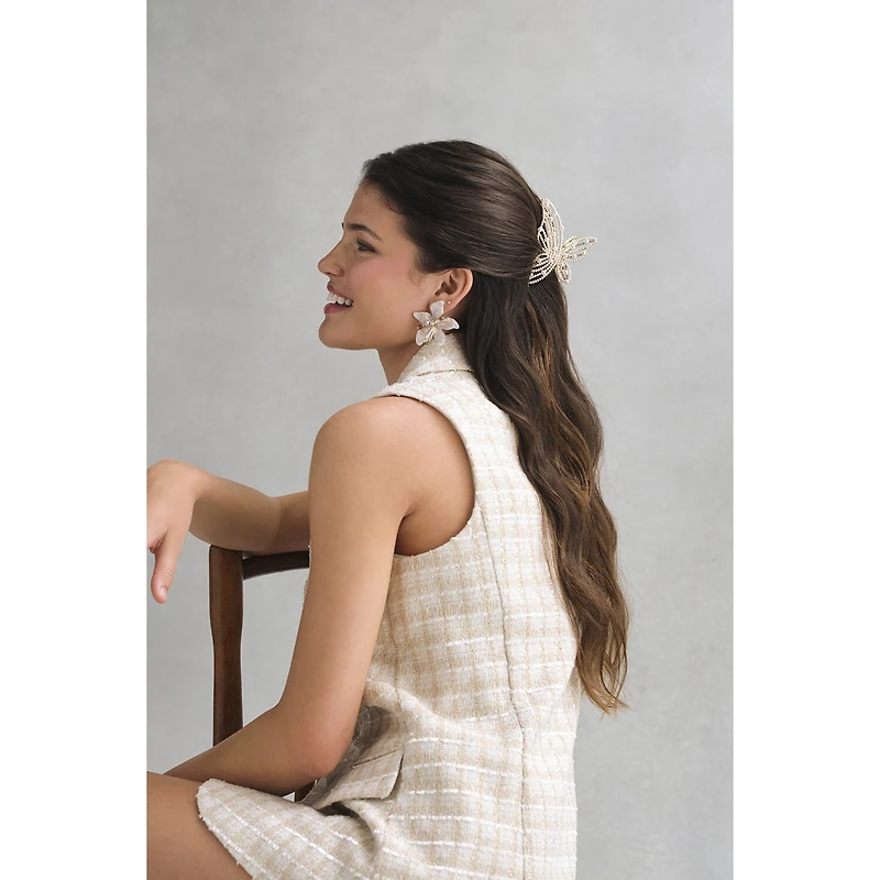 Bijoux Bar Gold Tone Butterfly Hair Clip
