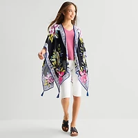 SOL and MER Tropical Floral Topper Wrap