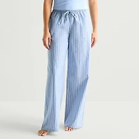 Arizona Body Womens Juniors Poplin Pajama Pants