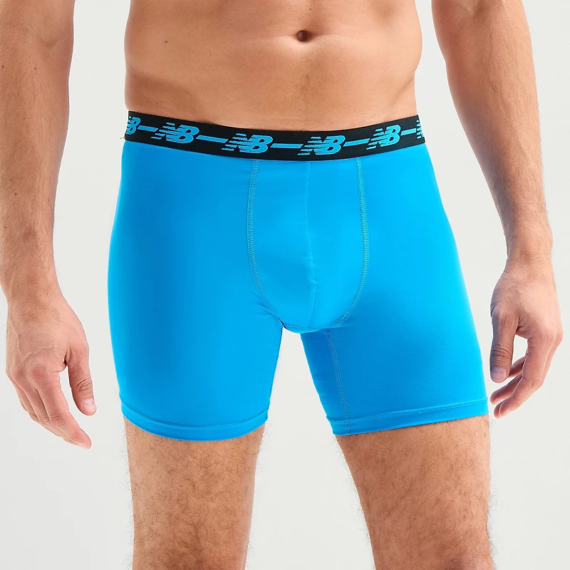 New Balance Mens 4 Pack Boxer Briefs Nb3017-4