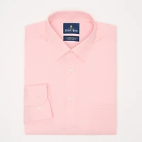 Stafford Smart Tech Mens Slim Fit Stretch Fabric Wrinkle Free Long Sleeve Dress Shirt