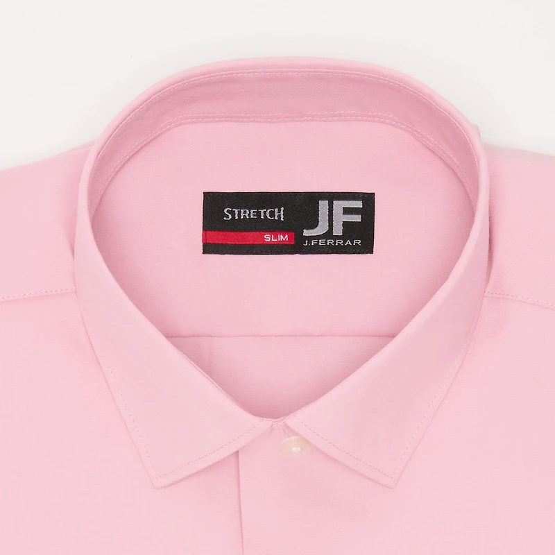 J. Ferrar Trutemp365 Chambray Mens Slim Fit Wrinkle Free Long Sleeve Dress Shirt