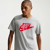 Nike Just Do It Mens Crew Neck Short Sleeve Classic Fit Big and Tall Graphic T-Shirt