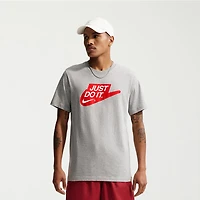Nike Just Do It Mens Crew Neck Short Sleeve Classic Fit Big and Tall Graphic T-Shirt