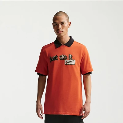 Nike Just Do It Mens Crew Neck Short Sleeve Classic Fit Big and Tall Graphic T-Shirt
