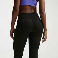 Nike One Womens High Rise Active Flare Full Length Leggings
