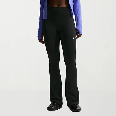 Nike One Womens High Rise Active Flare Full Length Leggings