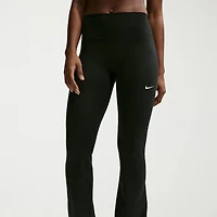 Nike One Womens High Rise Active Flare Full Length Leggings