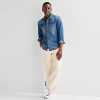 mutual weave Mens Long Sleeve Western Shirt