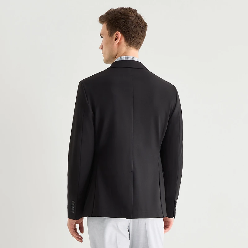 J. Ferrar 360 Stretch Knit Texture Mens Slim Fit Sport Coat