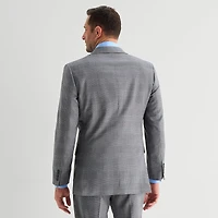 Stafford Coolmax All Season Ecomade Mens Classic Fit Plaid Suit Jacket