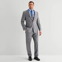 Stafford Coolmax All Season Ecomade Mens Classic Fit Plaid Suit Jacket
