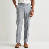 J. Ferrar Heather Twill Mens Straight Fit Flat Front Pant
