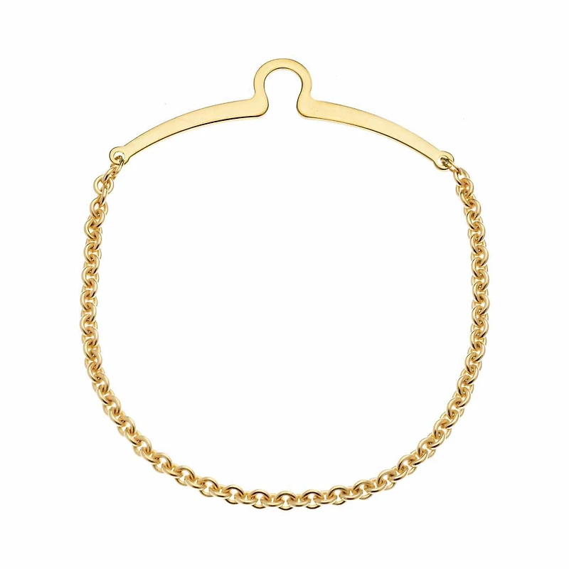 14 Kt. Gold Electroplate Tie Chain
