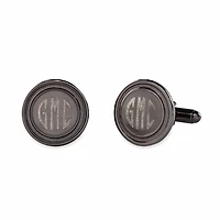 Personalized Brushed Stainless Steel Cufflinks