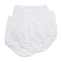 Underscore Cotton Womens 3 Pack Brief Panty
