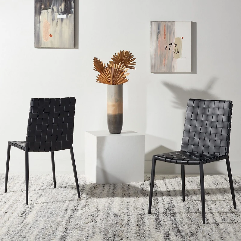 Rayne Basket Woven Dining Chair - Set of 2