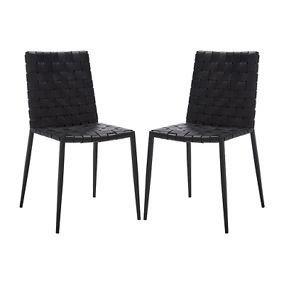 Rayne Basket Woven Dining Chair - Set of 2