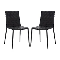 Rayne Basket Woven Dining Chair - Set of 2