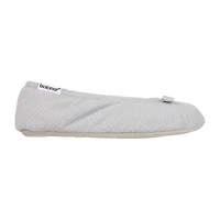Isotoner Microterry Womens Ballerina Slippers