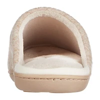 Isotoner Sweater Knit Womens Ballerina Slippers