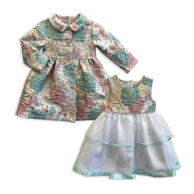 Blueberi Boulevard Baby Girls 2-pc. Dress Set