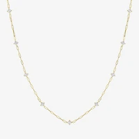 Diamond Addiction (G-H / Si2-I1) Womens 10K Gold 19 1/2 Inch Link Chain Necklace
