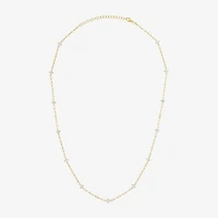 Diamond Addiction (G-H / Si2-I1) Womens 10K Gold 19 1/2 Inch Link Chain Necklace